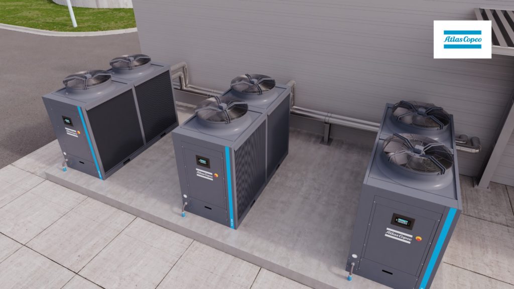 TCX 90 folyadékhütök rendszerbe kötve